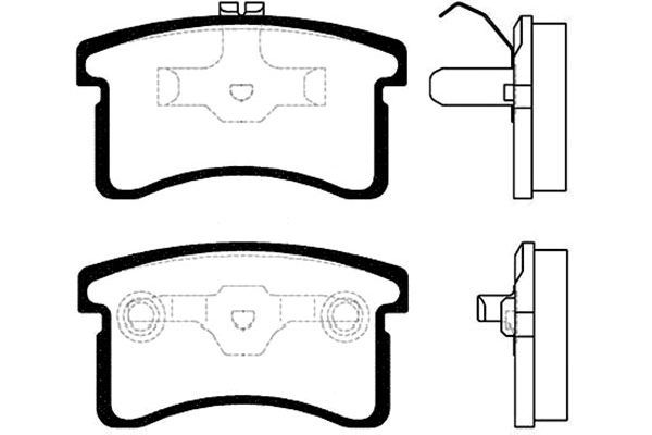 KAVO PARTS Jarrupala, levyjarru BP-1507